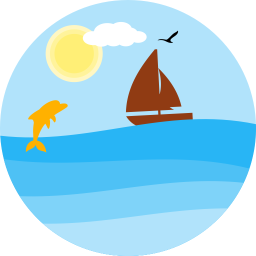 Sailboat svg vector icon