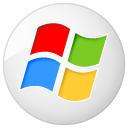 button, social, windows icon