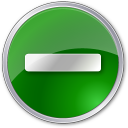 minus,circle,green,round,subtract icon