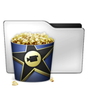 alt,movie,film,video,popcorn icon