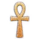 ankh,embossed icon