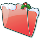 folder,snow icon