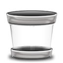 trash,clear,empty,clean,blank,recycle bin icon