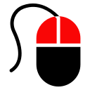 computer, cursor, mouse, wireless svg vector icon