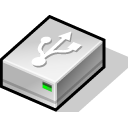 hd, usb icon