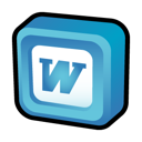 microsoft, office, word icon