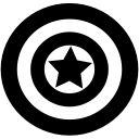 avangers, captain america, marvel svg vector icon