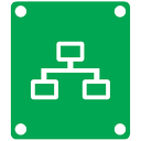 connected, drive, network icon