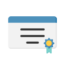 certificate, education, learn, school, student, study svg vector icon