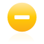 button, remove, yellow icon