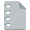 notes svg vector icon