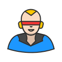 cyclops, hero, ranger, supe hero svg vector icon
