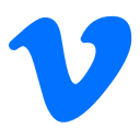 media, network, social, vimeo svg vector icon