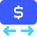 bank, banking, cash, currency, digital, money, transfer svg vector icon