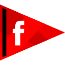 facebook, media, online, social svg vector icon