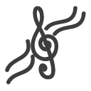 melody, symbol icon