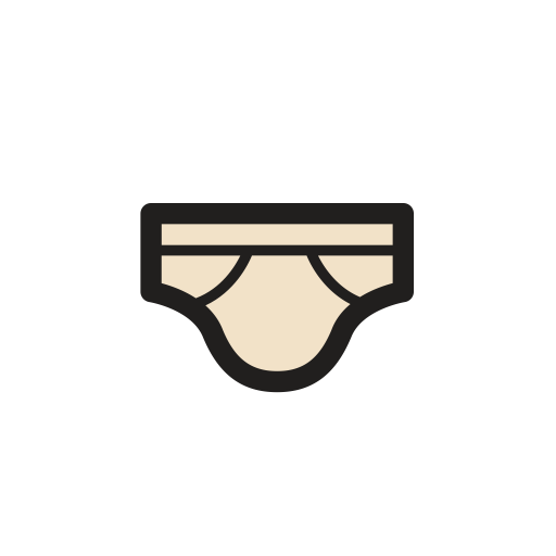 Underpants svg vector icon