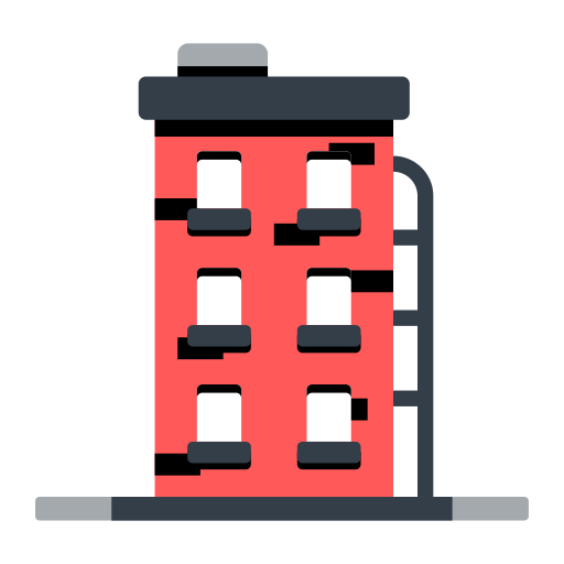 Building svg vector icon