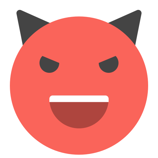 Emot Color Devil svg vector icon