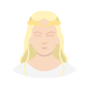 elf, lady, lord of the rings, princess svg vector icon