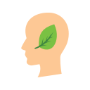 eco, head, mind svg vector icon