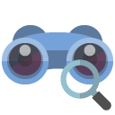 binoculars,zoom icon