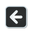 button, left, navigation, sticker icon