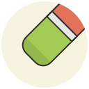 clear, delete, erase, remove, rubber svg vector icon
