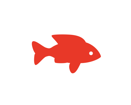 Fish svg vector icon