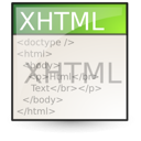 html, mime, xhtml icon