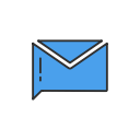 inbox, message, send, twitter svg vector icon