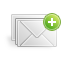 add, mail icon