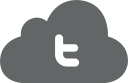 cloud, social, twitter svg vector icon