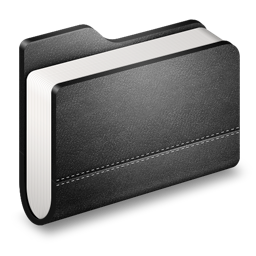 folder, library icon