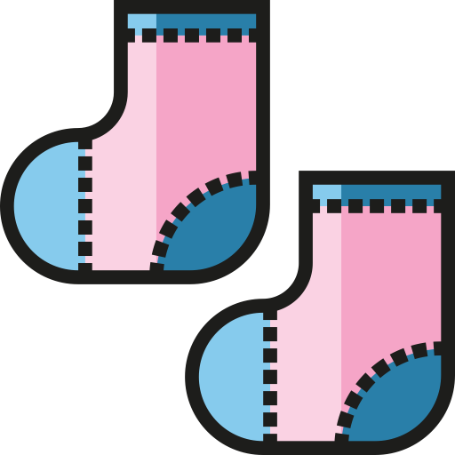 Baby Socks svg vector icon