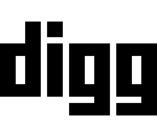 Digg svg vector icon