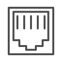 computer port, computer port , internet, internet port , line , port svg vector icon