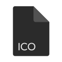 extension, file, format, ico svg vector icon