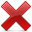 cancel, cross, del, delete, reject icon