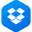 dropbox, file sharing, social network svg vector icon