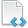 page,white,code icon