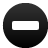 round,minus icon