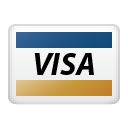 credit card, visa icon