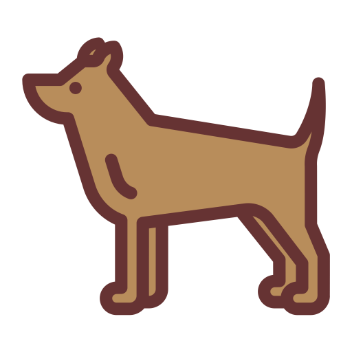 Dog svg vector icon