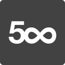 500, media, pixel, social, square svg vector icon
