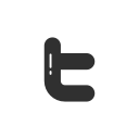 logo, twitter, twitter logo, website svg vector icon