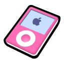 ipod,nano,pink icon