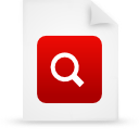 document, file, paper, red icon