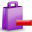 delete, shoppingbag icon