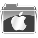 apple, folder, logo icon